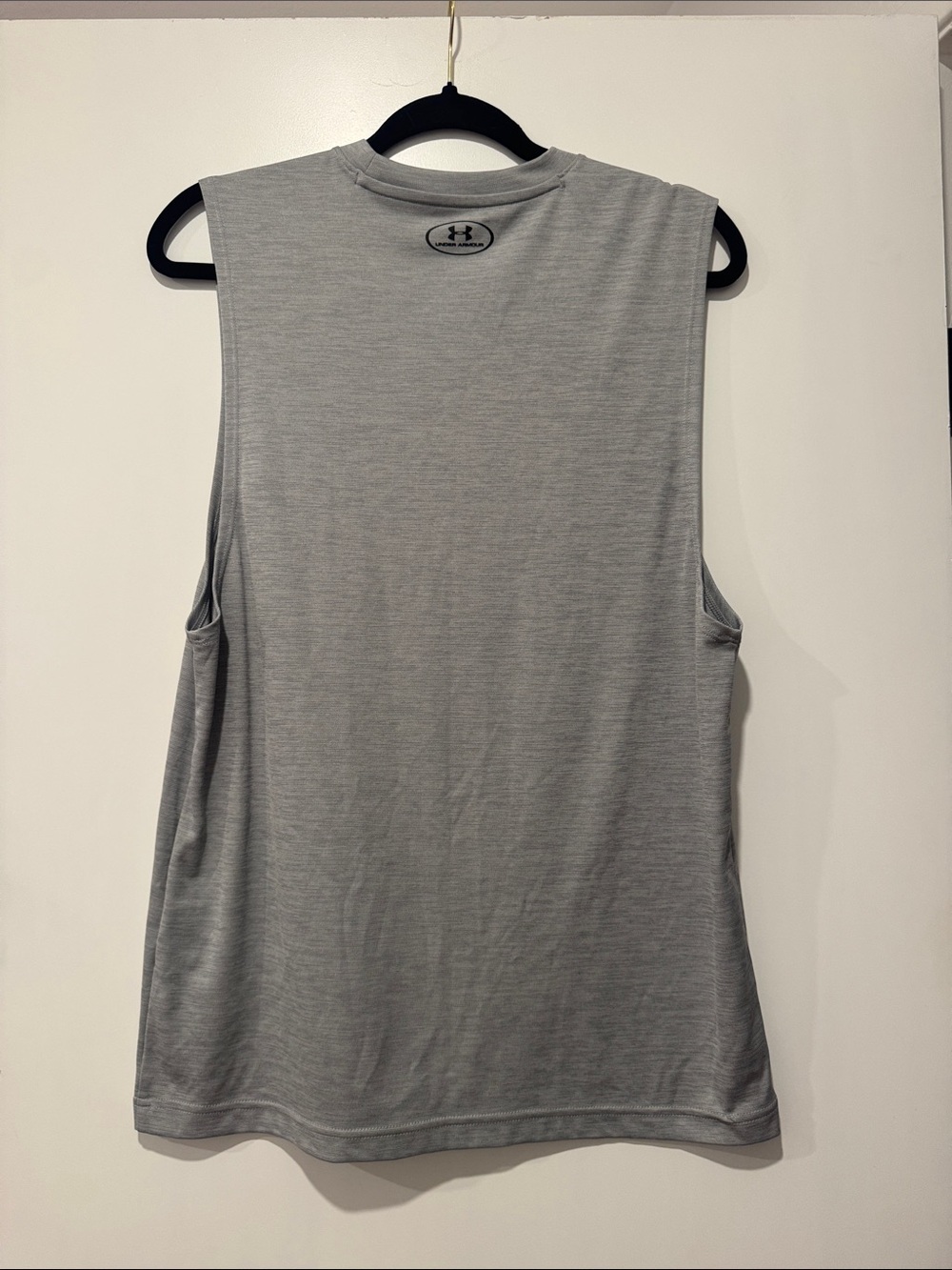Under Armour HeatGear Sleeveless Muscle Tank | Gray | Size Medium - Picture 4 of 4